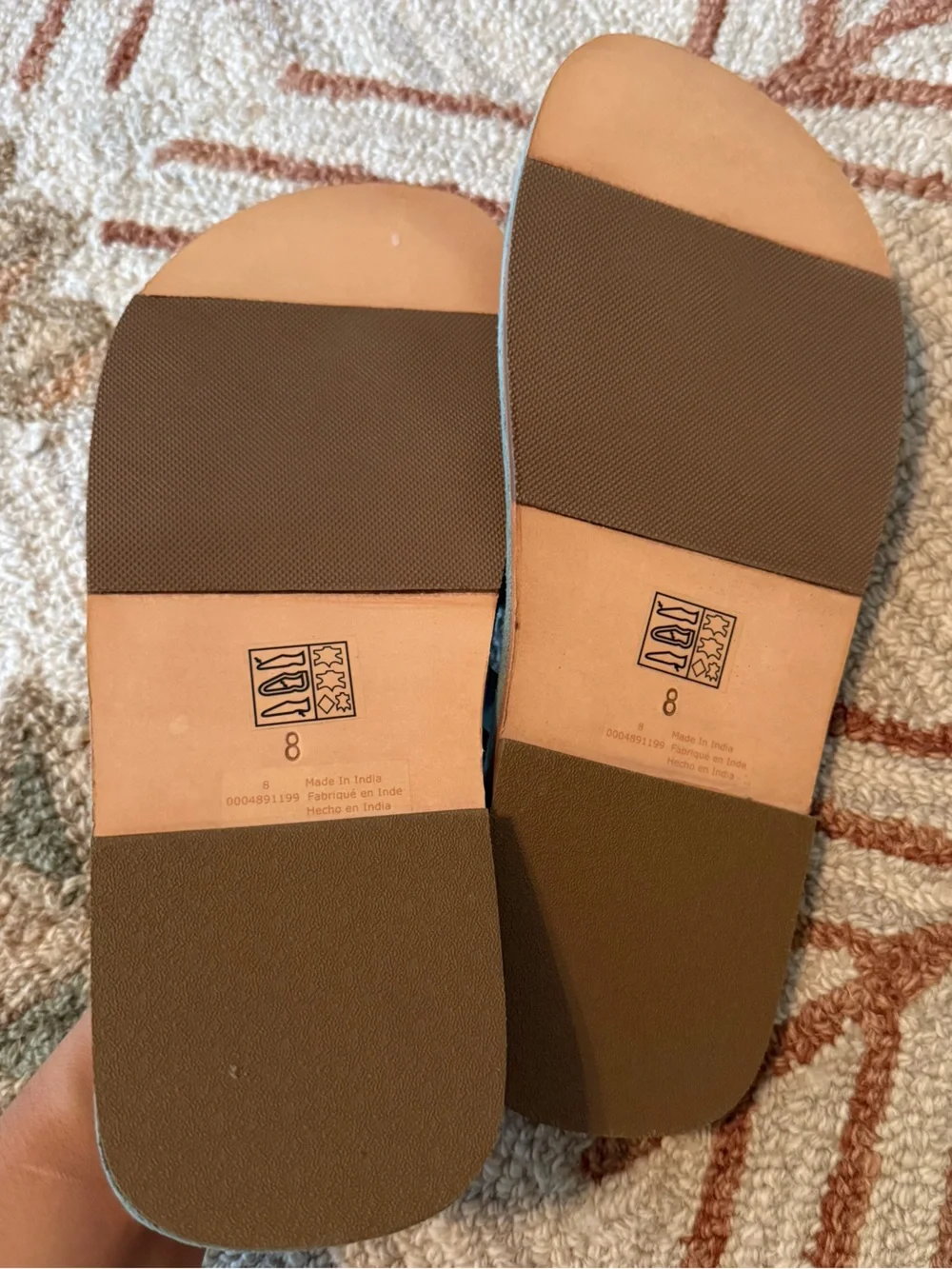 Free People Hadden Sandals Stormy Sea Green Women’s 8